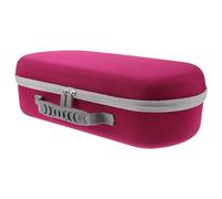 VALICLUD Bolsa para Secador de Pelo Portátil Resistente con Compartimentos Organizadores para Viaje y Uso Diario Compatible con Dyson Funda Compacta para Herramientas de Cabello Rosa
