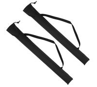 VALICLUD Bolsa Plegable para Paraguas 2 Piezas 10X86 CM con Base Redonda y Cierre de Cordón Bolsa Portátil Resistente para Viaje Camping Playa y Almacenamiento de Trípodes y Esterillas