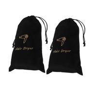 VALICLUD Bolsa Portátil para Secador de Pelo 2 Piezas Cordón Diseño Elegante para Viaje Organizador de Baño Bolsa de Tela