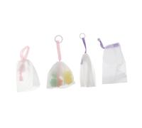 VALICLUD Bolsas de Malla para Jabón con Cordón Espumante para Limpieza y Baño Bolsitas para Ahorrar Jabón Secado Rápido y Colgado Fácil Color Aleatorio Color Aleatorio