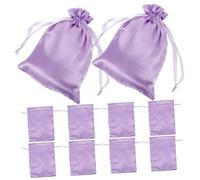 VALICLUD Bolsas De Satén Para Pelucas Cierre De Cordón, Paquete De 10 Unidades, Tamaño Compacto 15x20 Cm, Para Guardar y Transportar Extensiones De Cabello En Viajes