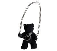 VALICLUD Bolso Bandolera Grande de Peluche con de Dibujos Animados Bolso Hombro Desmontable Multifunción para Mujer Casual y Creativo