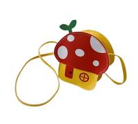 VALICLUD Bolso Bandolera Infantil con Diseño de Ligero y Seguro Bolsa Cruzada para Niñas con Correa para Viajes y Uso Diario Color Rojo Atractivo