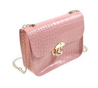 VALICLUD Bolso Bandolera Pequeño para Mujer Mini Bandolera Cuadrada de Sintética Estampado de Gemas Cadena para Salidas y Diseño Compacto