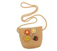 VALICLUD Bolso Bandolera Pequeño para Niña con Diseño de Mariquita Bolso de Portátil para Verano y Playa