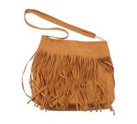 VALICLUD Bolso Bandolera Vintage con Flecos y Borlas Ajustable para Mujer Bolso de Hombro Retro para Compras y Fiestas