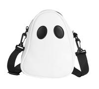 VALICLUD Bolso Cruzado Mujer Halloween con Diseño de Fantasma Bandolera Ligera y Cierre con Bolso de Hombro Divertido para Fiestas y Salidas Accesorio Multifuncional para Mujer