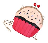 VALICLUD Bolso Cruzado para Niña Helado Diseño Tarta Bolso Casual con Correa y Almacenamiento Versátil