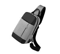 VALICLUD Bolso de Hombro para Hombre Bolso Bandolera Bolso de con Cremallera Y Puerto de Carga para Viajes al Aire