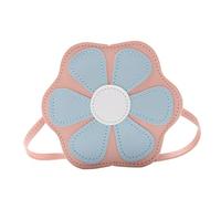 VALICLUD Bolso para Niñas Bolso Cruzado Dibujos Animados Bolsa De Hombro para Diseño Floral Cuero Sintético