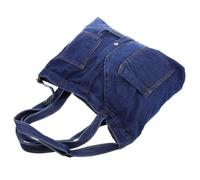 VALICLUD Bolso vaquero grande para mujer, bolso de tela vaquera, espacioso, para tiempo libre y compras, con posibilidades de transporte versátiles y suficiente espacio para el teléfono móvil