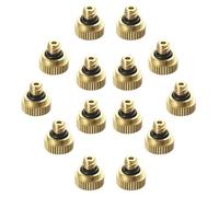 VALICLUD Boquilla de Pulverización de Latón 03 CM para Nebulización Baja Presión 20 Piezas Junta Tórica para Refrigeración Exterior Humidificación y Jardinería