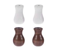VALICLUD Borlas de Madera Color Marfil para Persianas de Ventana, 4 Piezas, Tiradores para Reparación y Reemplazo de Cortinas en Interiores y Exteriores