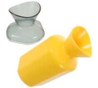 VALICLUD Botella de Desahogo para Gritos, Plástico Amarillo, Forma de Tarro, Fácil de Agarrar, para Espacios Compartidos y Uso Diario, Obsequio Antiestrés para Mujeres y Compañeros