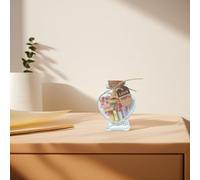 VALICLUD Botella Decorativa de Vidrio Transparente en Forma de Corazón Cápsula para Mensajes Secretos 1 Juego para Regalos Originales de Aniversario y San Valentín Decoración Romántica