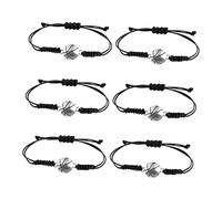 VALICLUD Braceleta De Baloncesto Pulseras De Moda Para Adolescentes Niñas y Niños 6 Unids