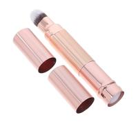 VALICLUD Brocha de Maquillaje Dual con Puntas Brocha Retráctil para Base y Corrector Herramienta Cosmética para Polvo y Acabado