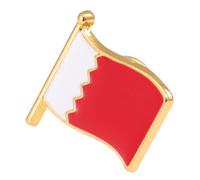 VALICLUD Broche Bandera Nacional en Aleación Roja, Pin Resistente para Decoración de Ropa en Fiestas y Eventos Obsequios Diseño Creativo y Atractivo