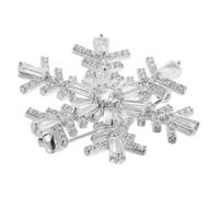 VALICLUD Broche De Copo De Gemas De Imitación Para Bodas y Eventos Festivos Elegante Alfiler Navideño Para Camisas Trajes y Ropa De Abrigo