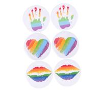 VALICLUD Broche De Esmalte Arcoíris Para Ropa y Mochila, Pin Del Orgullo Lgbt, Set De 6 Broches Metálicos Decorativos Hechos a Mano, Pequeño Tamaño, Unisex, Accesorio Para Chaquetas y Sombreros