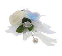 VALICLUD Broche de Ojal de Rosa Artificial de Seda, Ligero y Resistente, Adecuado para Bodas y Eventos Formales, Accesorio Elegante para Padrinos y Madrinas