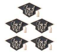 VALICLUD Broches de Esmalte para Graduación 2026, Set de 5 Piezas de Aleación de Zinc, Decoración y Recuerdo para Fiesta Escolar, Accesorio Ligero y Duradero para Estudiantes