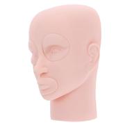 VALICLUD Cabeza de Maniquí para Práctica de Cosmetología Cabezal Desmontable, Textura Realista y, Cabezal de Extensión de Pestañas y Maquillaje para Formación Profesional de Belleza