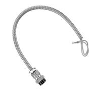VALICLUD Cable de Alimentación en Metal Plata de 8 Oz Aislamiento Resistente a Altas Temperaturas y Mantenimiento Sencillo para Máquina de Palomitas de Maíz