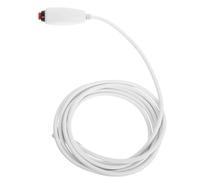 VALICLUD Cable de Llamada de Enfermera Conector de 6,35 MM y Clip para Sábana, Cable de 3 Metros Botón Pulsador para Estaciones de Enfermería y Atención Hospitalaria
