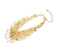 VALICLUD Cadena de Cintura Ajustable para Danza del Vientre con Borlas y Campanas Joyería de Cintura Bohemia para Mujeres Celebraciones Culturales y Actuaciones