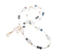 VALICLUD Cadena de Hombro con Cuentas Acrílicas Azul Correa Larga para Bolso Bandolera Accesorio Multifuncional para Diario Fiestas y