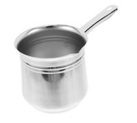 VALICLUD Cafetera Turca de Acero Inoxidable Olla para Café Espresso y Leche Portátil para Camping y Uso Doméstico Diseño Fácil de Limpiar y Capacidad