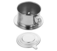 VALICLUD Cafetera Vietnamita de Goteo Reutilizable de Acero Inoxidable, Filtro Infusor Portátil para Café, Taza Grande 200 Ml, Adecuado para Hogar y Oficina, Cafetera Manual para Café