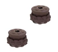 VALICLUD Caja De 2 Piezas caja de moxibustión calor púrpura ferramentas herramienta para calentar el vientre bote de moxibustión corporal producto de salud arcilla morada Café