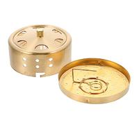 VALICLUD Caja De 3 Piezas caja de moxibustión parche abdominal para bajar de peso tanque de moxibustión para el de espalda soporte de moxibustión tanque para moxibustión cobre Dorado