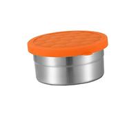 VALICLUD Caja de Almacenaje Inoxidable con Tapa de Silicona para Almuerzo Contenedor Portátil para Oficina y Escuela Aptos para Microondas Conservación de