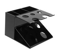 VALICLUD Caja de Almacenamiento de acrílico para Poseedor cajón Ducha Caja de Almacenamiento de Escritorio Organizador del baño Soporte de Cepillo de Maquillaje Black