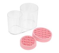 VALICLUD caja de almacenamiento de maquillaje soporte organizador de maquillaje Poseedor largo cepillos porta brochas de maquillaje taza de brocha de maquillaje taza de maquillaje PD rosa