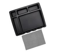 VALICLUD Caja De Almacenamiento para Cortadora De Pelo Organizador De Peluquería Bandeja con Tapete Soporte para Herramientas De para Salones Profesionales