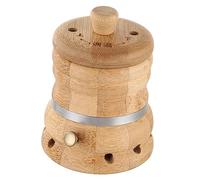 VALICLUD Caja de Moxibustión Redonda de Bambú para Terapia Varillas y Conos de Moxa, Soporte Resistente al Calor Temperatura Ajustable, Uso Doméstico para Masaje Abdominal y Alivio de Frío