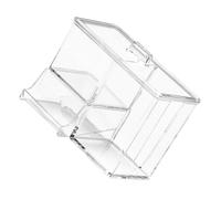 VALICLUD Caja Organizadora de Transparente con Tapa Multi para y Palillos Compacto y Resistente para Escritorio y Tocador