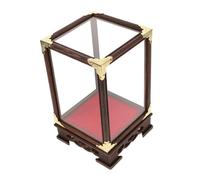 VALICLUD Caja Organizadora Transparente para Coleccionables, Estuche De Exposición Transparente para Hobby, Estuche De Exposición Artesanal, Cúpula De Cristal De Estatua De Buda De Cristal