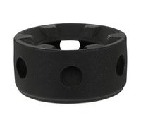 VALICLUD Calentador de Tetera de Cerámica, Base para Calentar Té, Negro, Conservación del Calor, Fácil de Limpiar, para Familia y Amigos, para Calentar Té y Alimentos