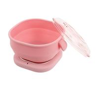 VALICLUD Calentador Eléctrico De Cera Para Depilación Portátil y Plegable, Recipiente Revestimiento De Silicona Antiadherente, Tamaño Compacto, Uso Doméstico Viaje