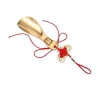 VALICLUD Calzador Portátil de Latón Pequeño con Mango Ergonómico, Elevador de Zapatos para Hombres y Mujeres, Herramienta Práctica para Viajes y Uso Diario en Calzado Formal y Botas