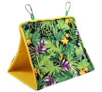 VALICLUD Cama Colgante para Pájaros Pequeña Tipo Tienda, Nido Cálido de Invierno para Jaula, Casa Refugio Oculta para Loros y Agapornis, Nido de Descanso y Sombra para Mascotas