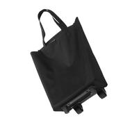VALICLUD Carrito Plegable Compra Con Ruedas, Carro Utilitario Pequeño, Bolsa Funcional Plegable, Asa Extensible, Color Negro, Adecuado Para Supermercado y Transporte Doméstico