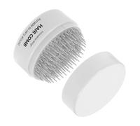 VALICLUD Cepillo de Viaje Portátil Blanco Diseño de Dientes de Paleta y Masaje Cómodo, Mini Peine de Masaje para Cabello Material Abs y Tpr Adecuado para Uso Diario