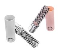 VALICLUD Cepillo para Cabello Rizado Portátil 2 Piezas Pequeño Retráctil Suave Antiestático para Mujeres Uso Diario Viaje