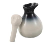 VALICLUD Cerámica Frasco para Aceites Esenciales con Dosificador Diseño Decorativo Antirreactivo para Aromaterapia y Spa Botella Pequeña para Salones de